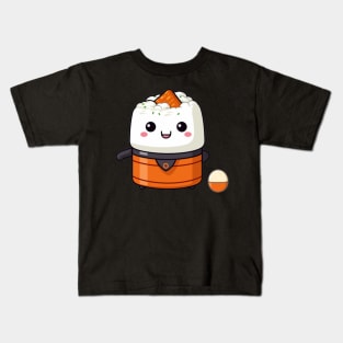 kawaii bento sushi T-Shirt cute  funny Kids T-Shirt